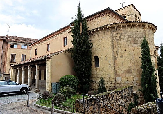 Iglesia de San Nicolás, en el casco antiguo de Segovia.