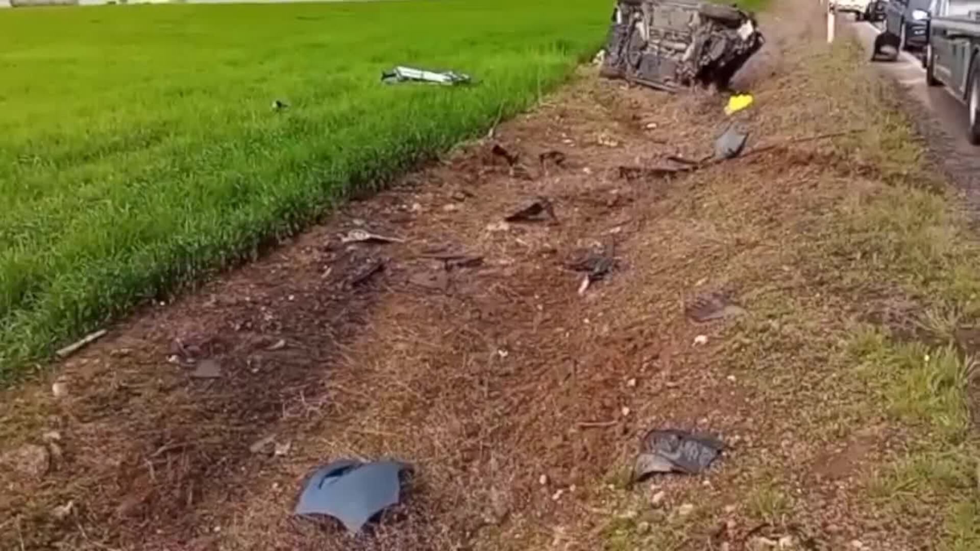 Accidente mortal entre un turismo y una motocicleta en Segovia