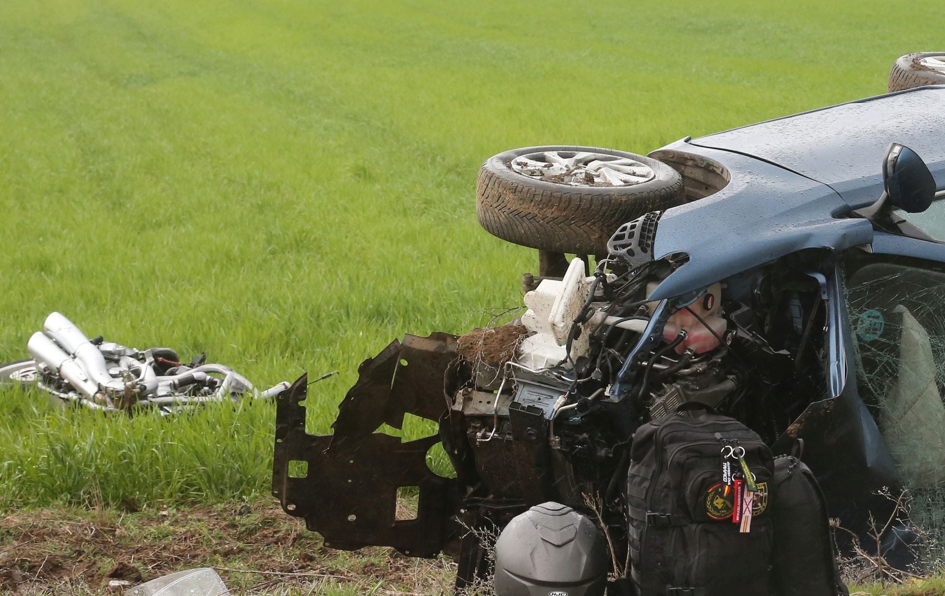 Fotografías del accidente mortal en Turégano