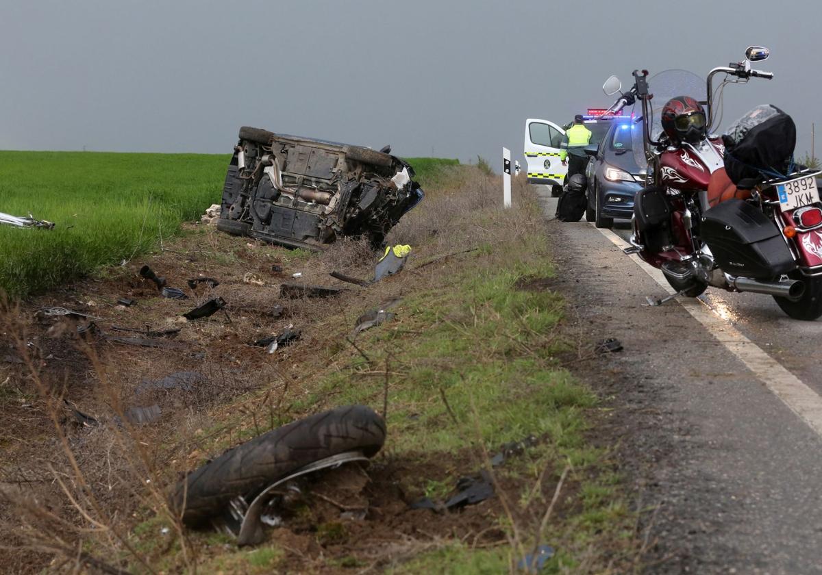 Fotografías del accidente mortal en Turégano