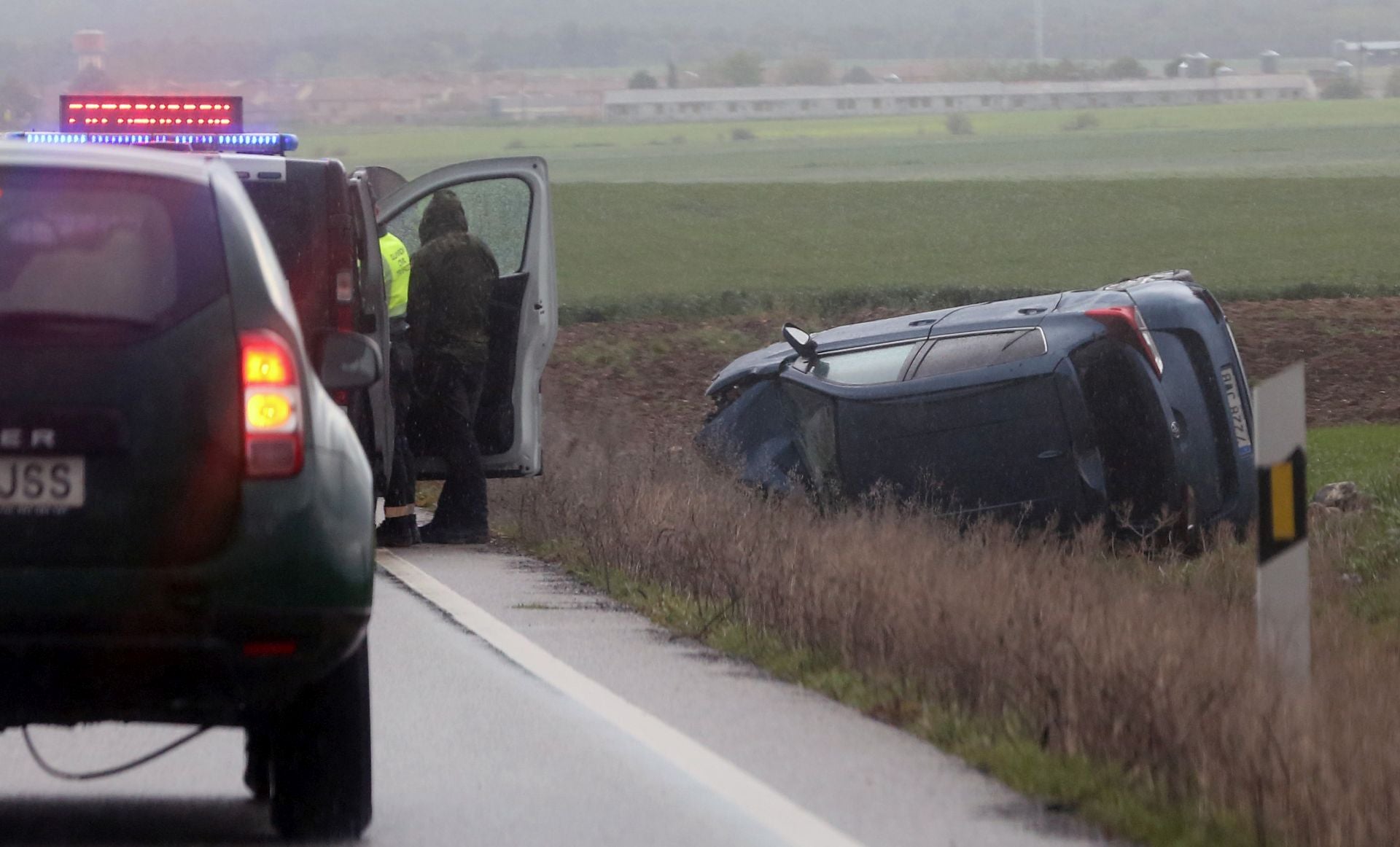 Fotografías del accidente mortal en Turégano
