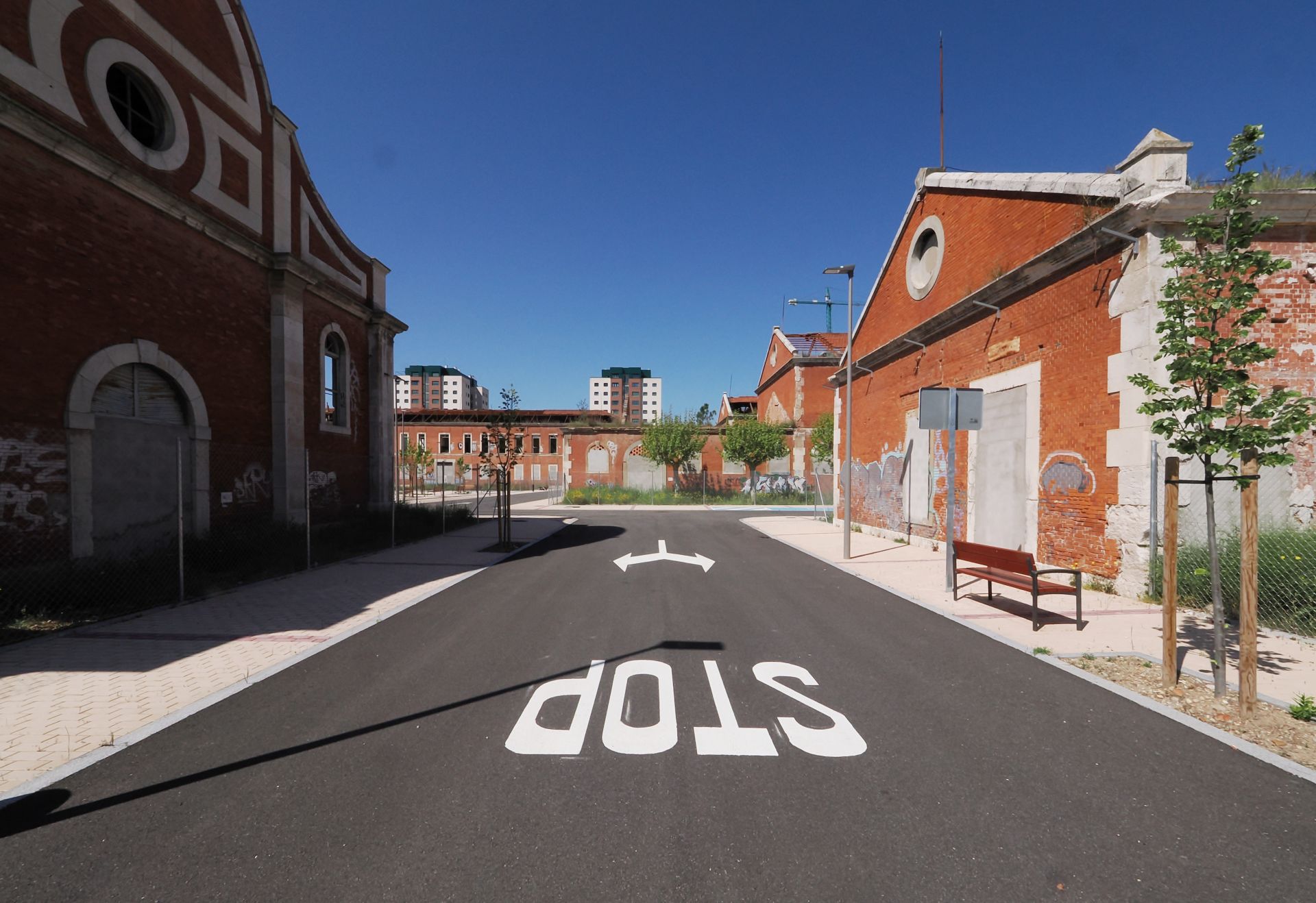 Obras en el Paseo de Arco de Ladrillo de Valladolid para construir pisos para jóvenes
