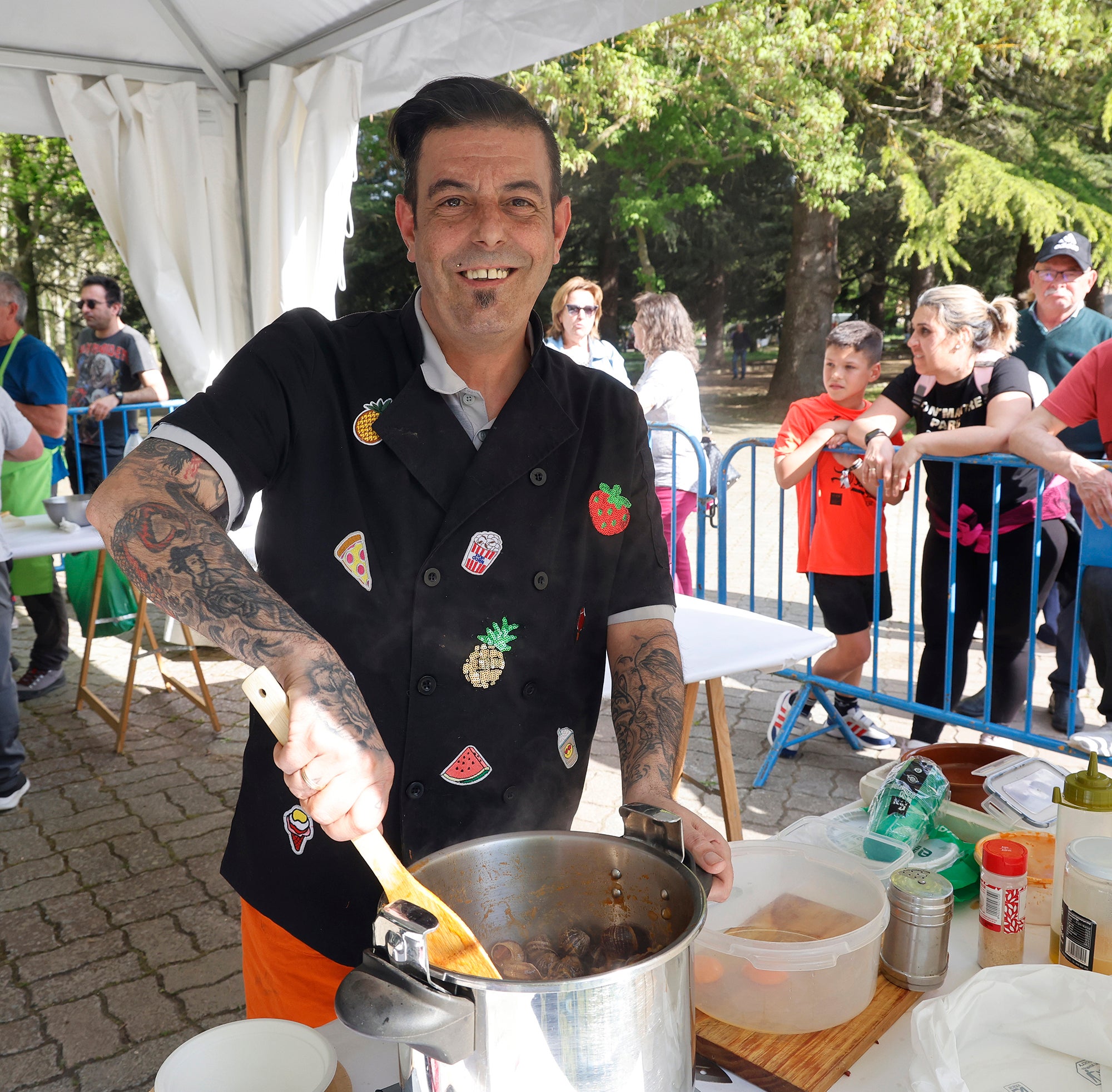 Fiesta en el parque del Sotillo por San Marcos
