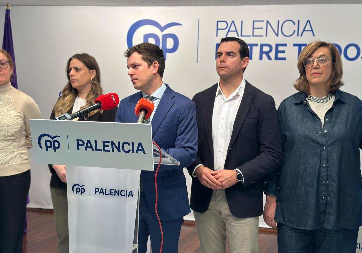 Concejales del Grupo Popular en el Ayuntamiento.