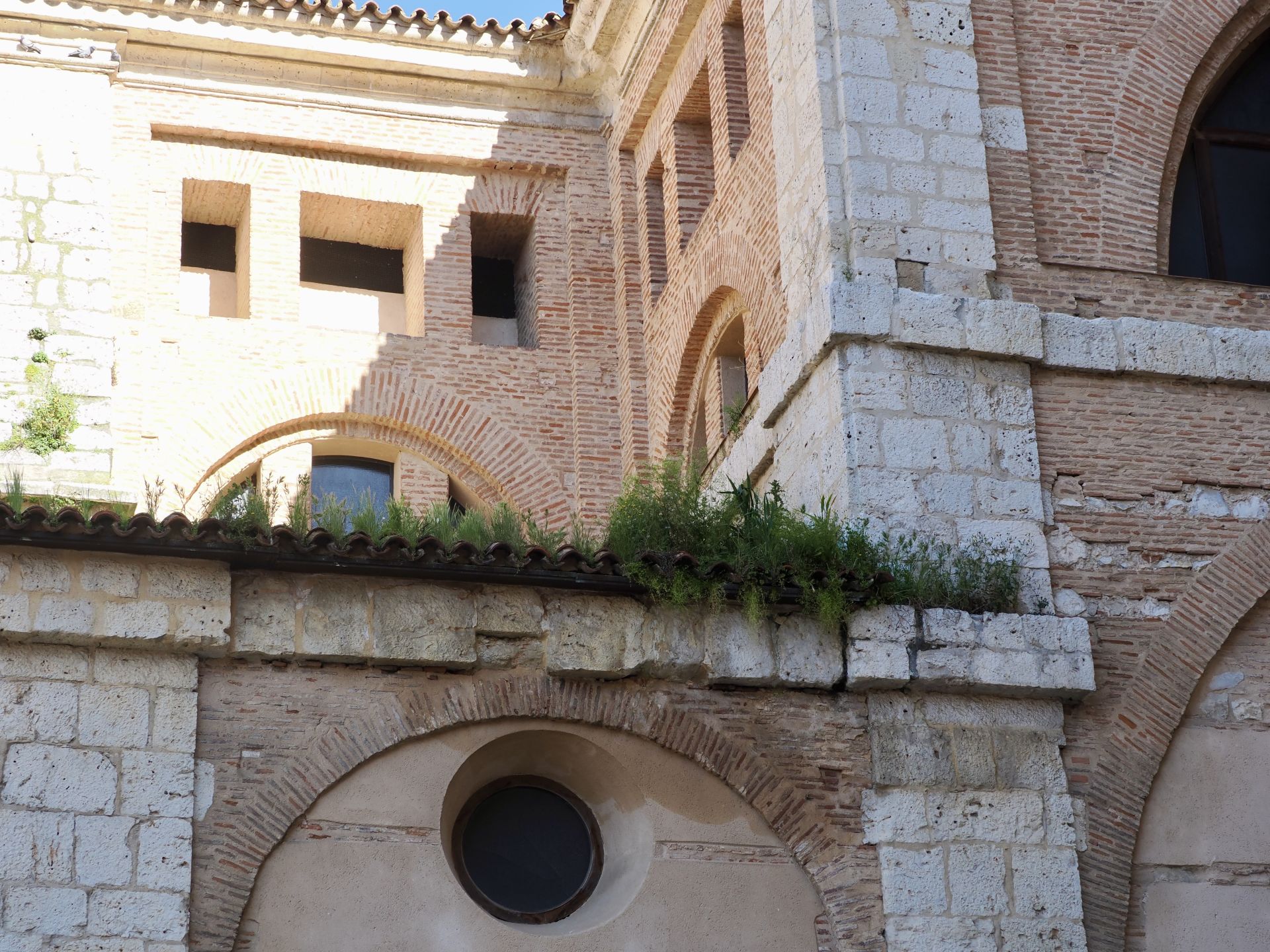 Estado de la cubierta y del entorno del Monasterio de las Huelgas
