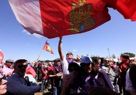 Celebración del día de Castilla y León en Villalar.
