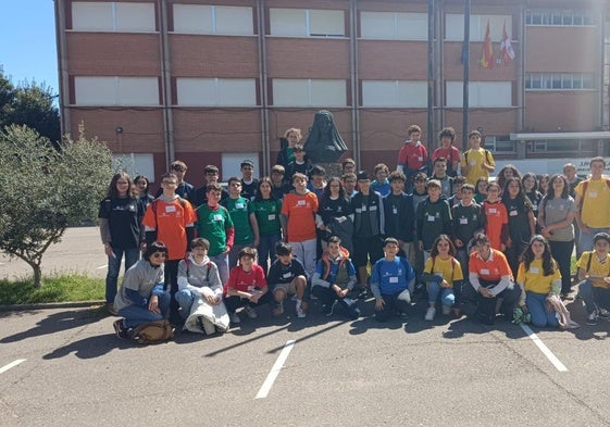 Los alumnos participantes en la Olimpiada Matemática