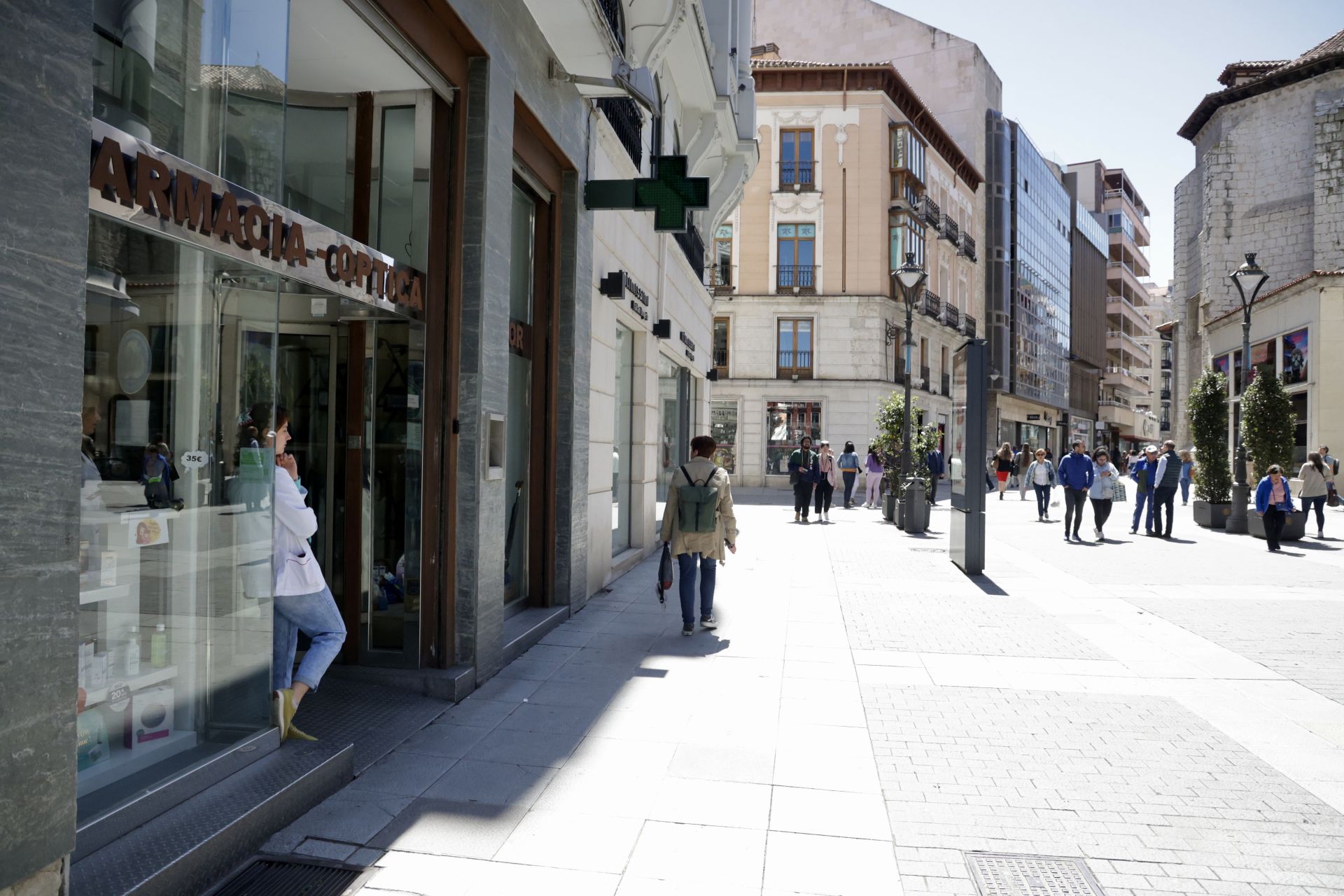 Los comercios de la calle Santiago, sin suministro eléctrico.