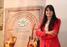 Lucía Arranz durante la presentación de la Feria