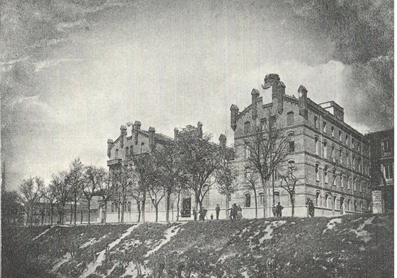 Edificio de la Electra Popular Vallisoletana en 1911.