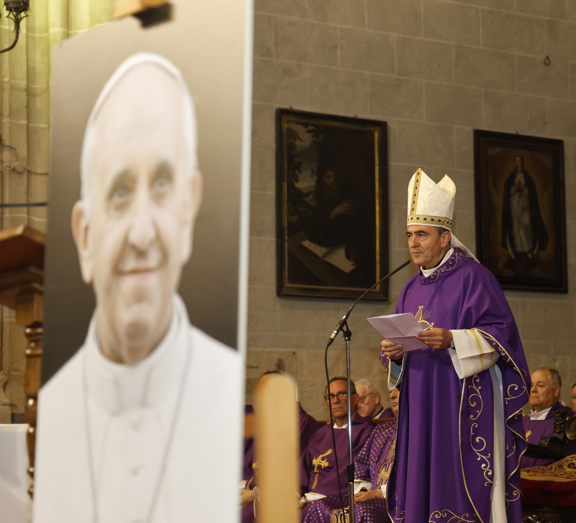Así ha sido el funeral del Papa en la Catedral de Palencia