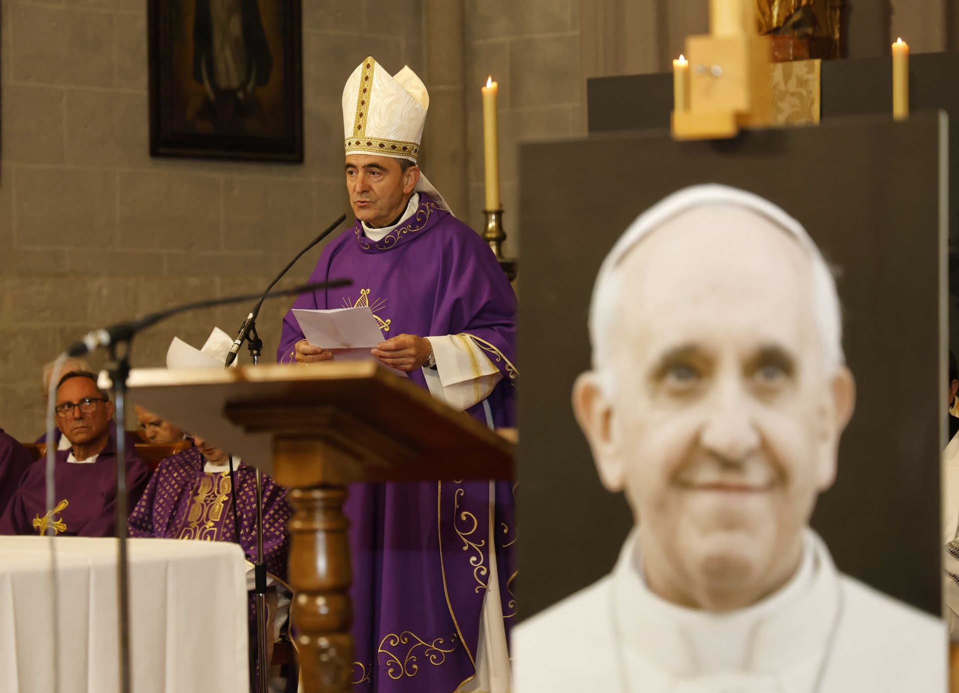 Así ha sido el funeral del Papa en la Catedral de Palencia