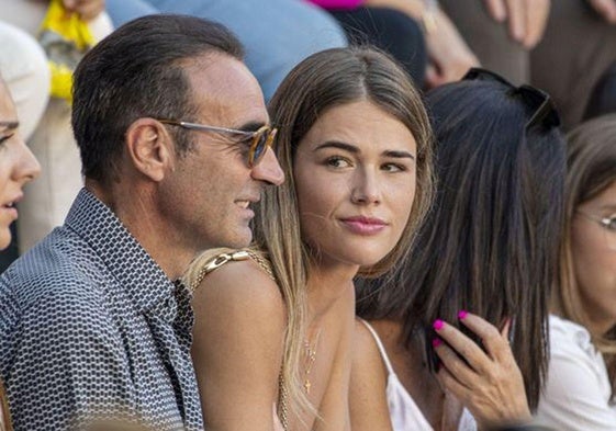 Enrique Ponce y Ana Soria, en una imagen de archivo.