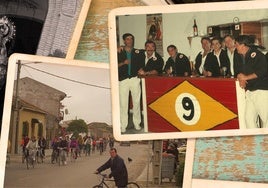 Collage con fotos antiguas de Pedrajas de San Esteban