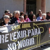Miembros de los sindicatos segovianos presentan los actos de reivindicación por el Día del Trabajo.