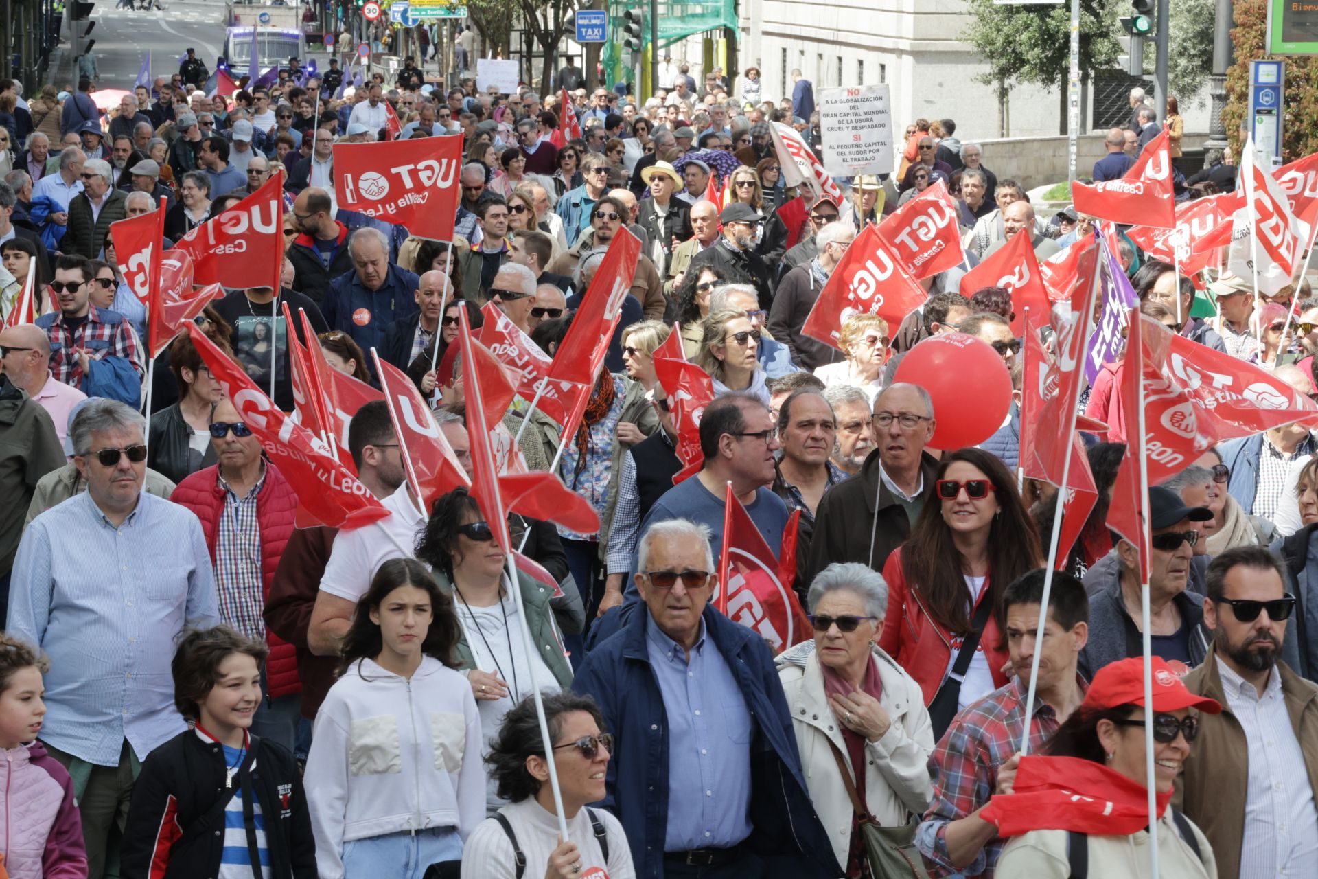 La manifestación del Primero de Mayo, en imágenes
