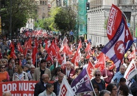 Manifestación de 1 de mayo en Valladolid.