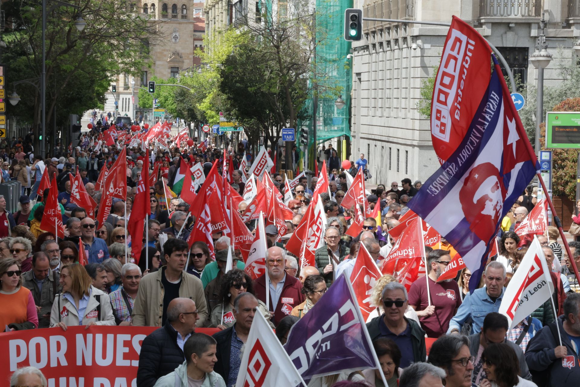 La manifestación del Primero de Mayo, en imágenes