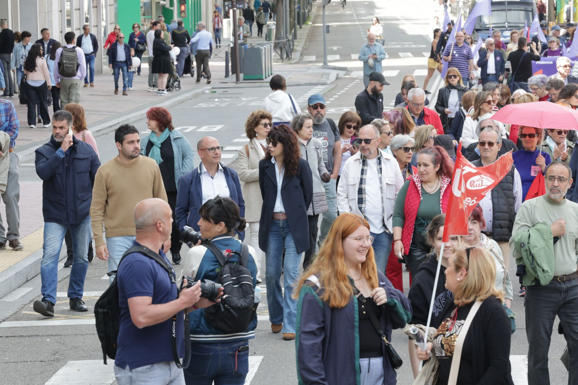La manifestación del Primero de Mayo, en imágenes
