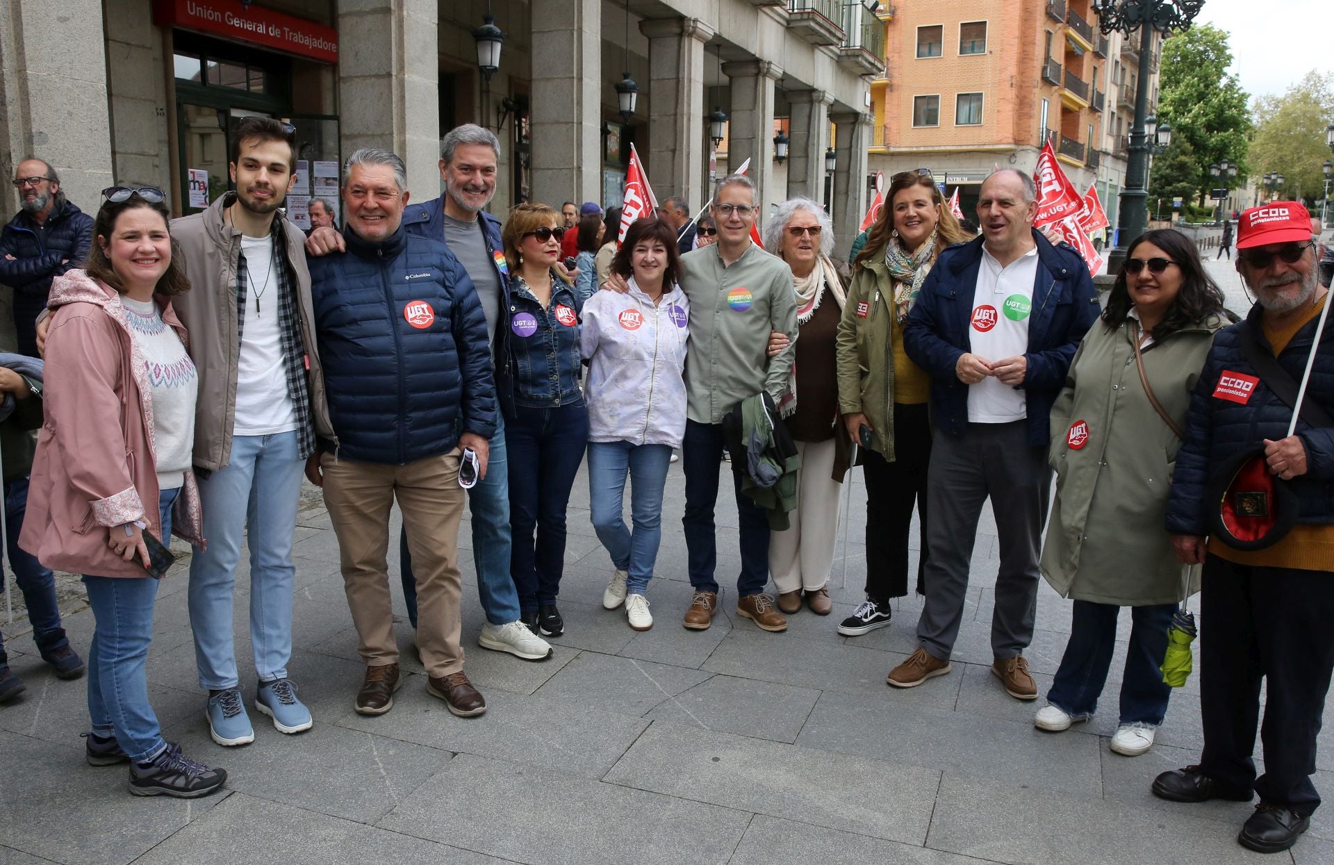 Fotografías de la manifestación del Primero de Mayo en Segovia