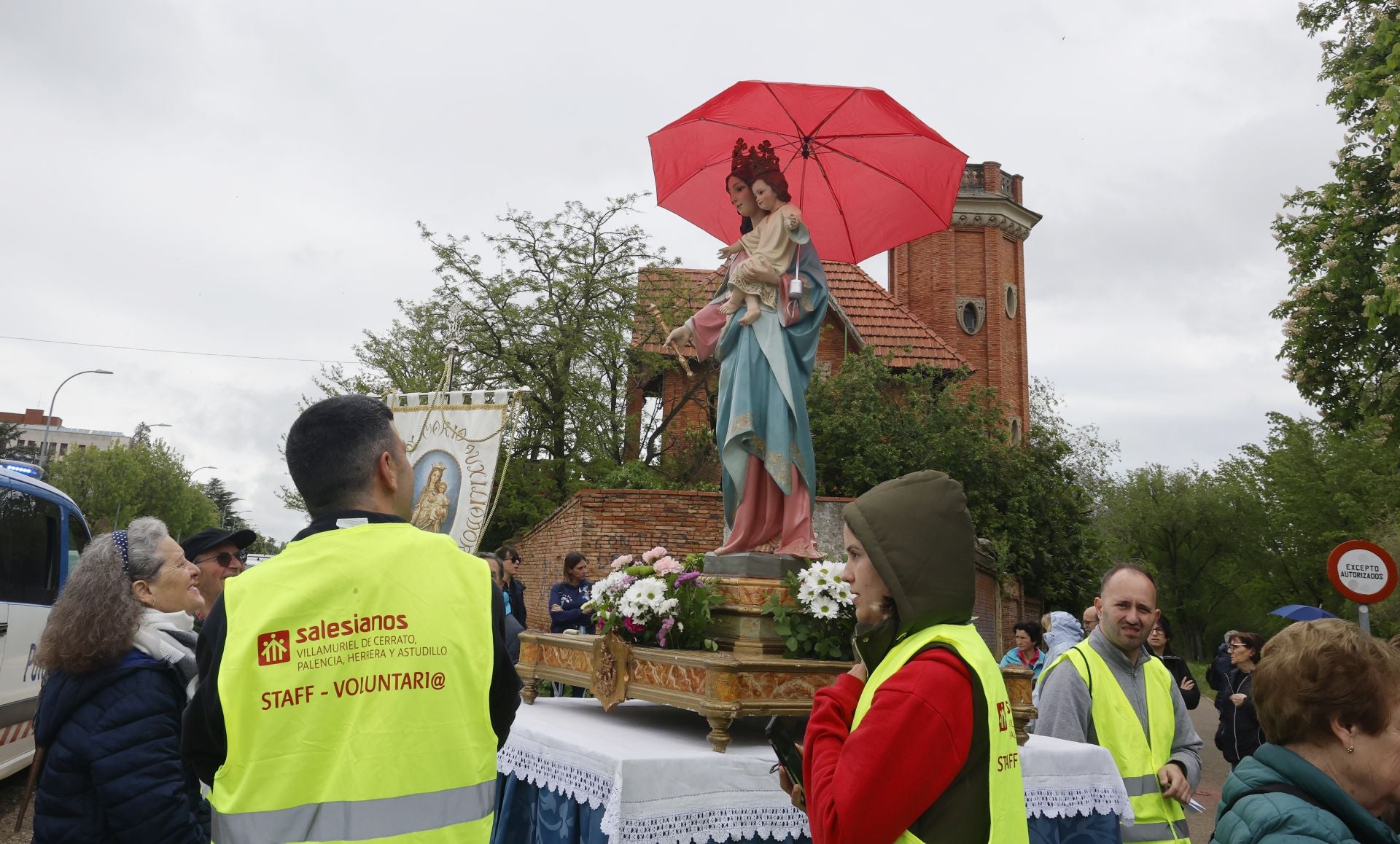 Peregrinación salesiana de Palencia a Villamuriel