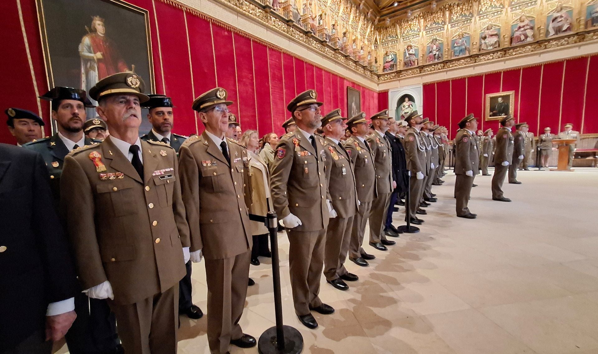 Fotos del acto del Dos de Mayo en el Alcázar de Segovia