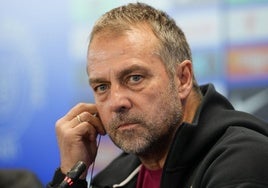 Hansi Flich, durante la rueda de prensa previa al partido con el Real Valladolid.
