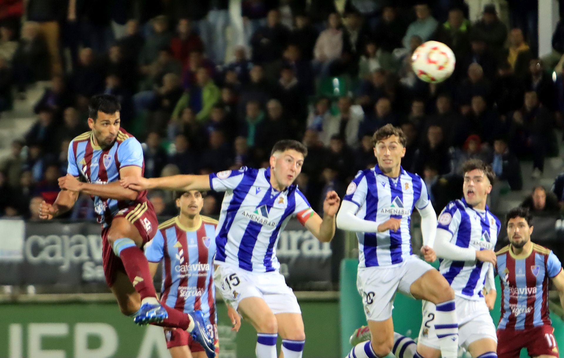 Fotos del empate entre la Segoviana y la Real Sociedad B