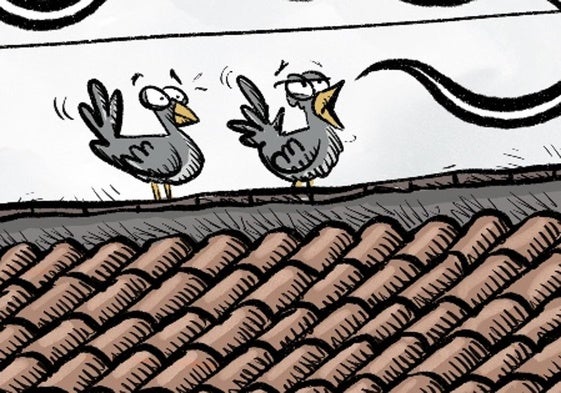 La viñeta de Sansón: 'Chimenea colocada'