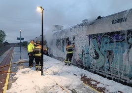 Imagen de la intervención de los bomberos difundida por la Diputación de Zamora.