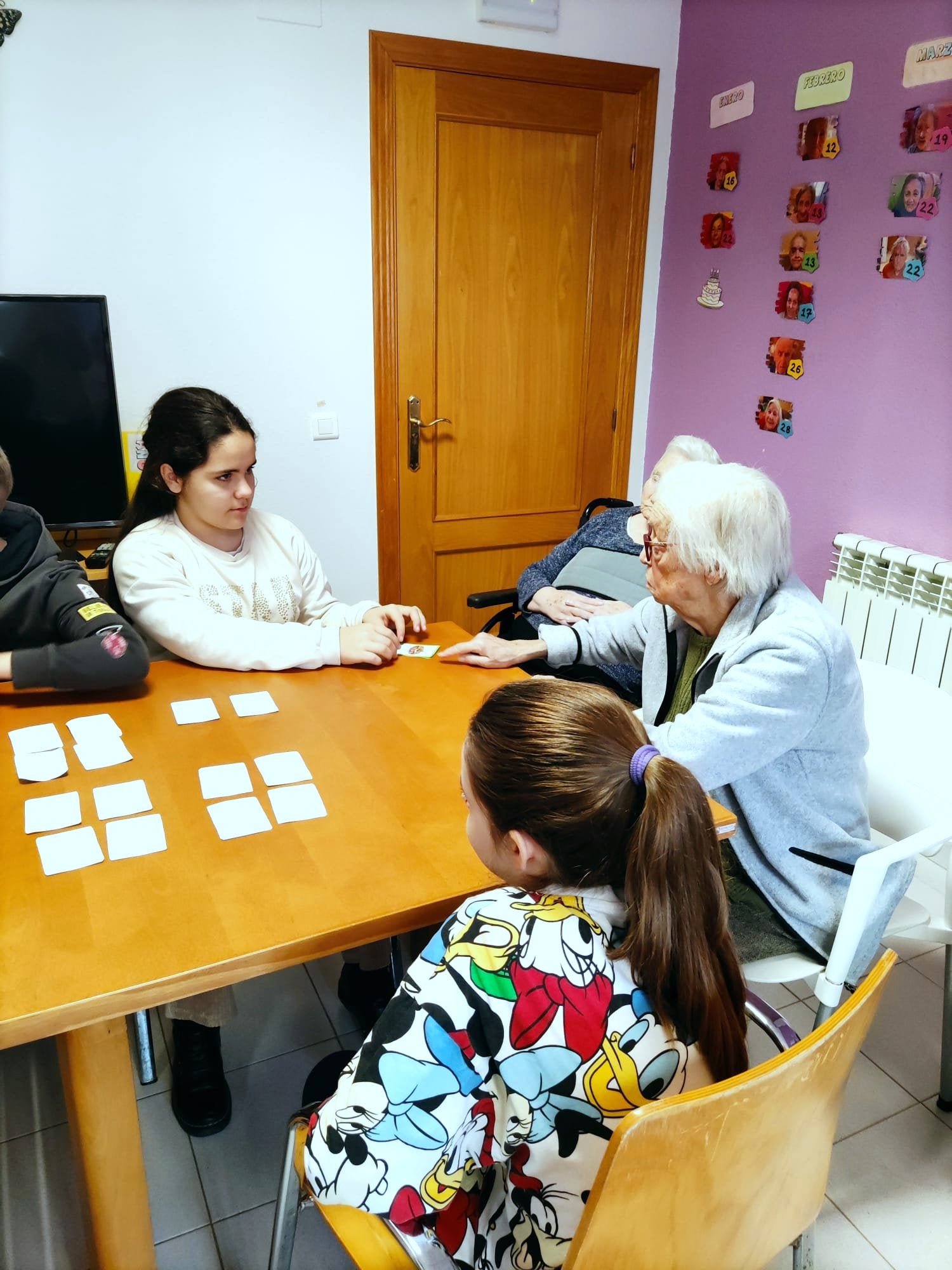 Actividad intergeneracional en Baltanás