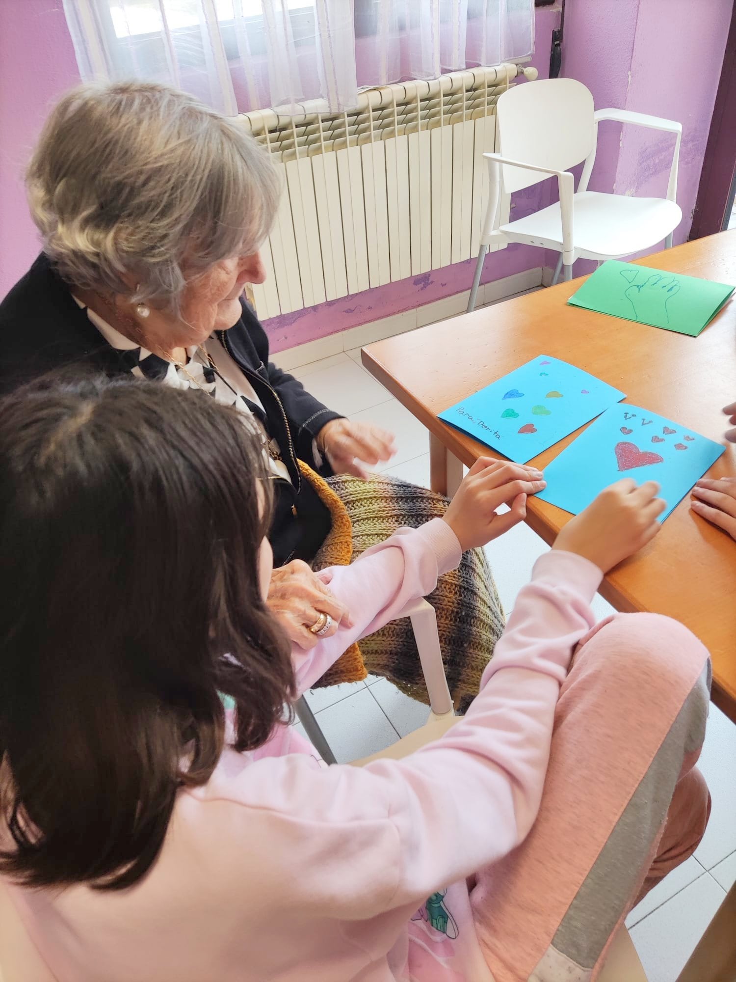 Actividad intergeneracional en Baltanás