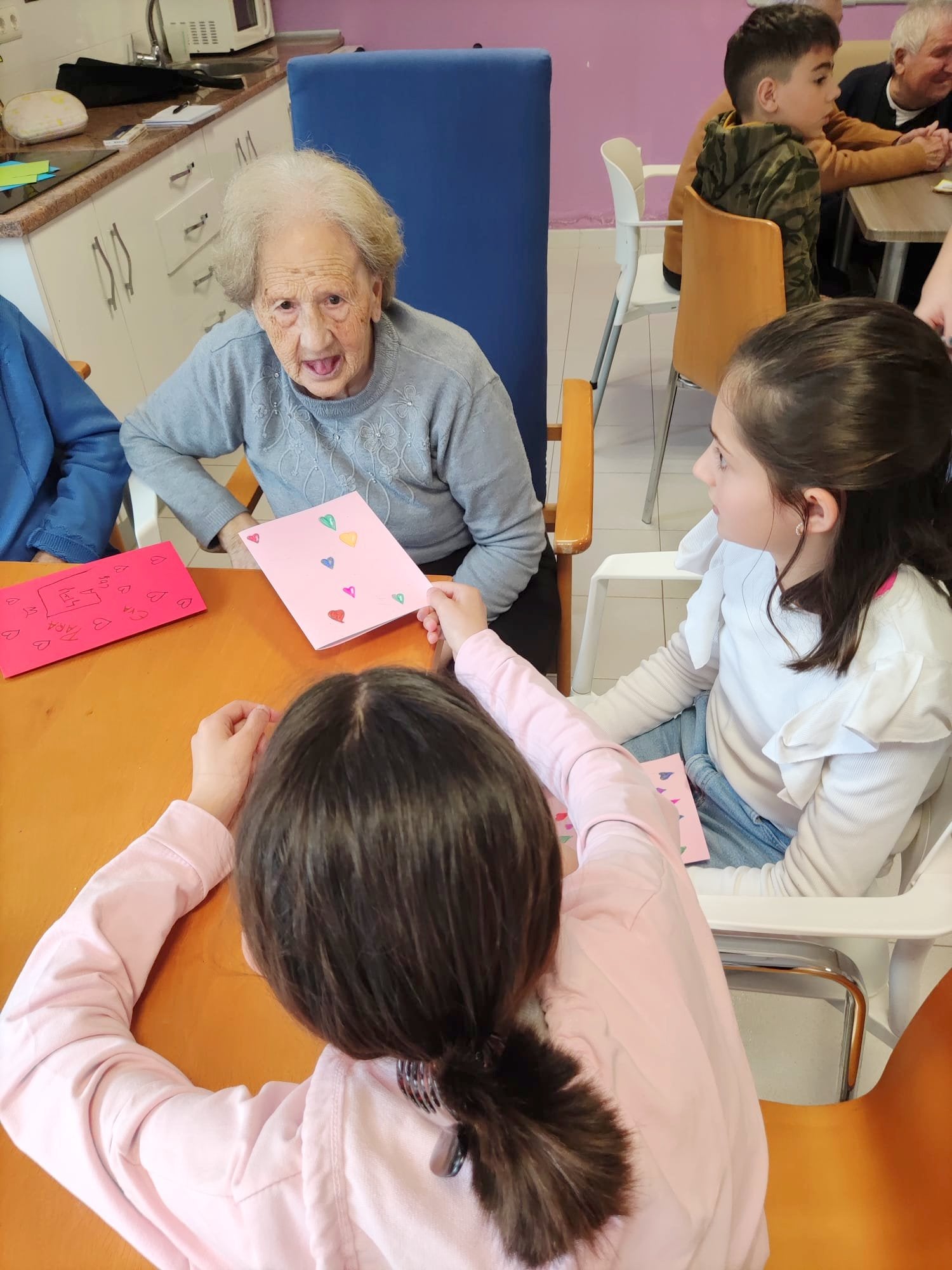 Actividad intergeneracional en Baltanás