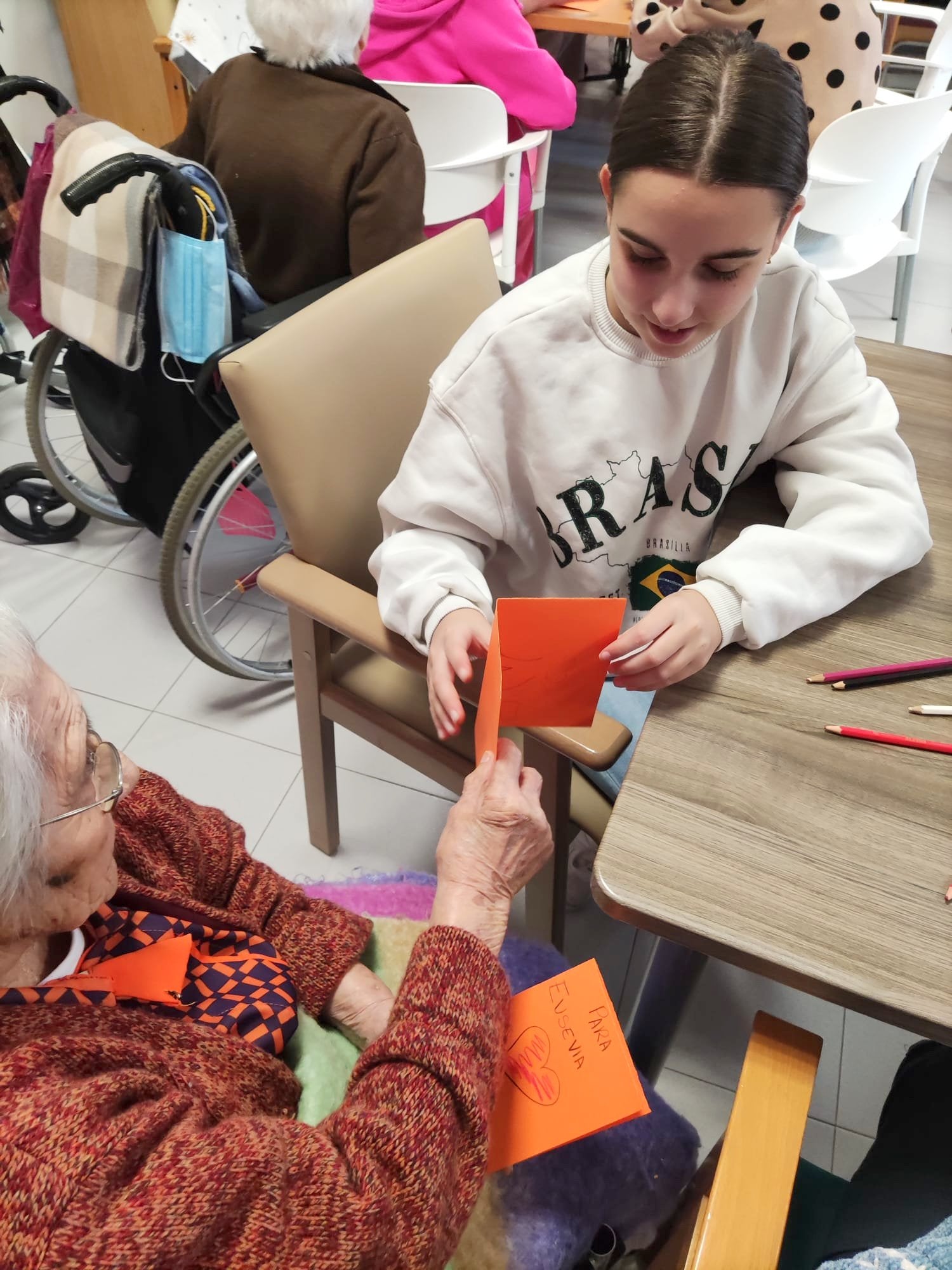 Actividad intergeneracional en Baltanás