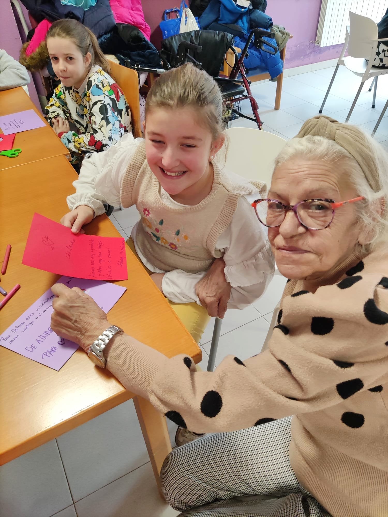 Actividad intergeneracional en Baltanás