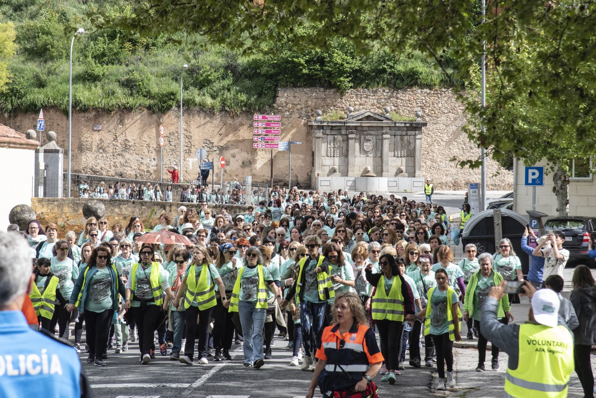 La Marcha de Mujeres de Segovia, en imágenes