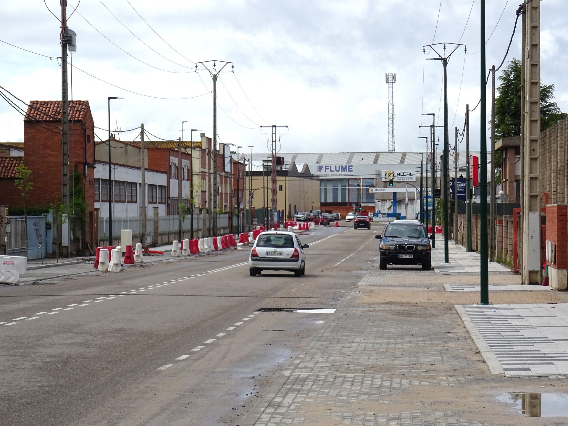 Estado de las obras en la avenida de El Norte de Castilla