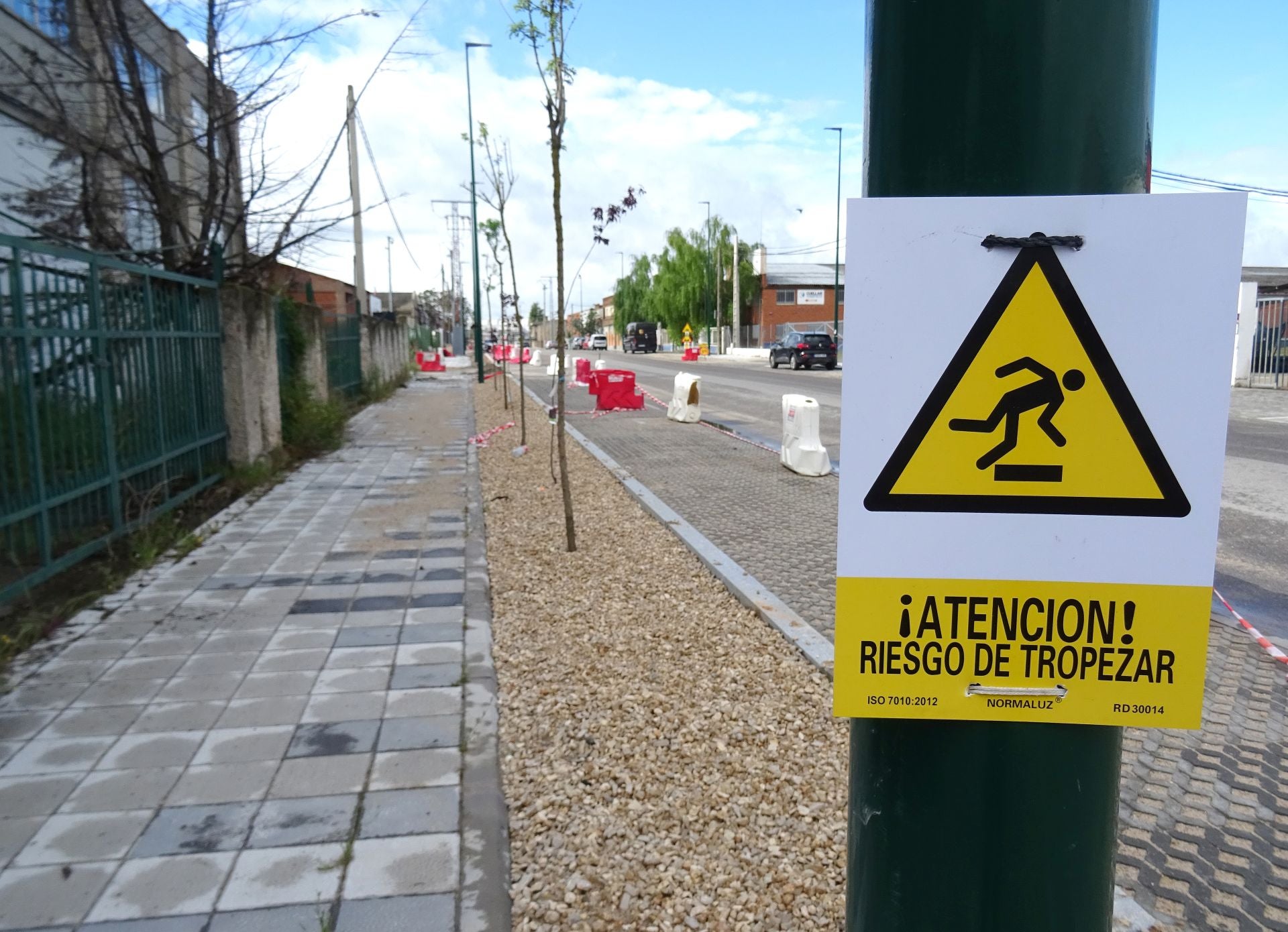 Estado de las obras en la avenida de El Norte de Castilla