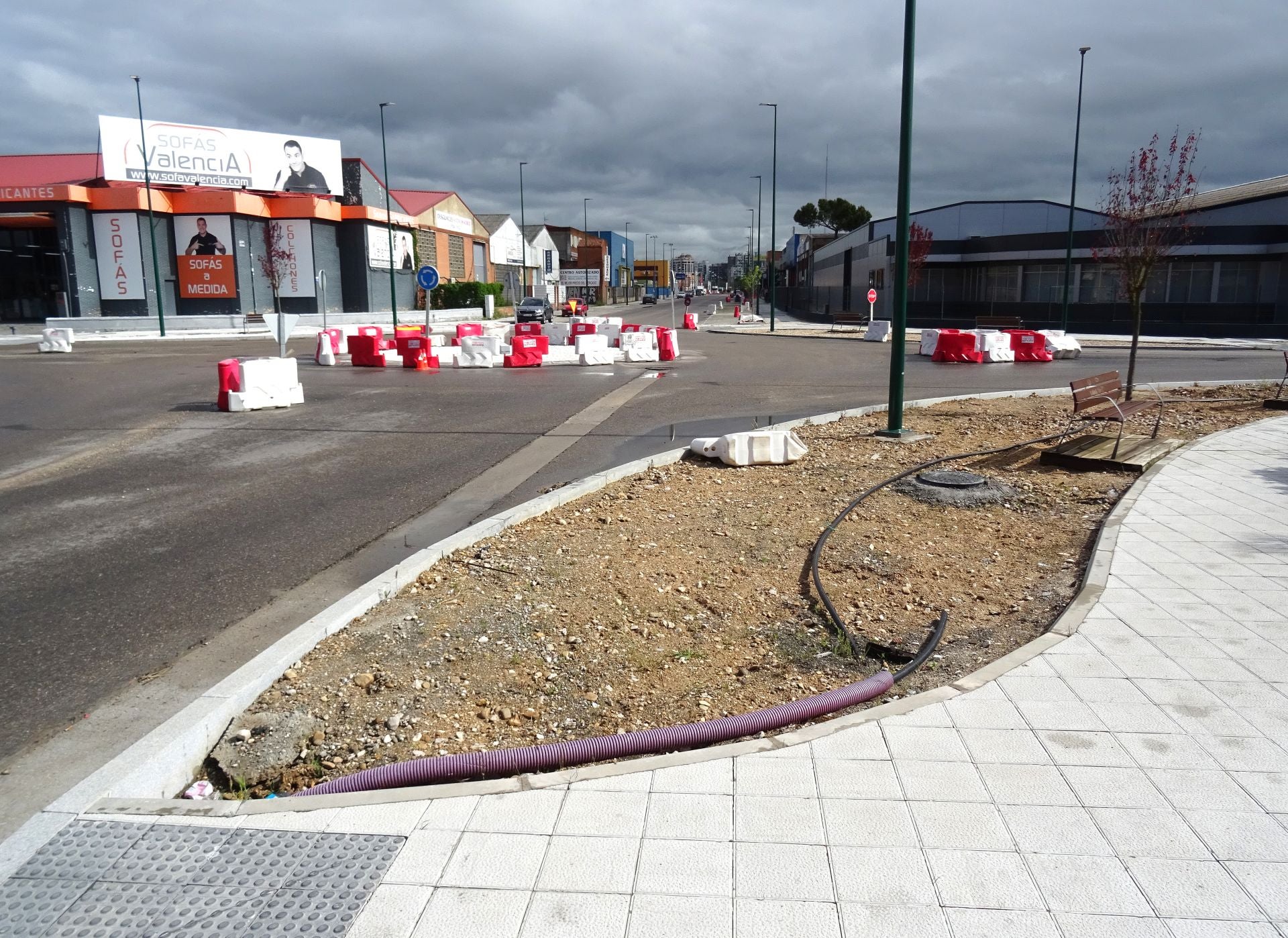Estado de las obras en la avenida de El Norte de Castilla