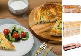 Quiche de salmón.