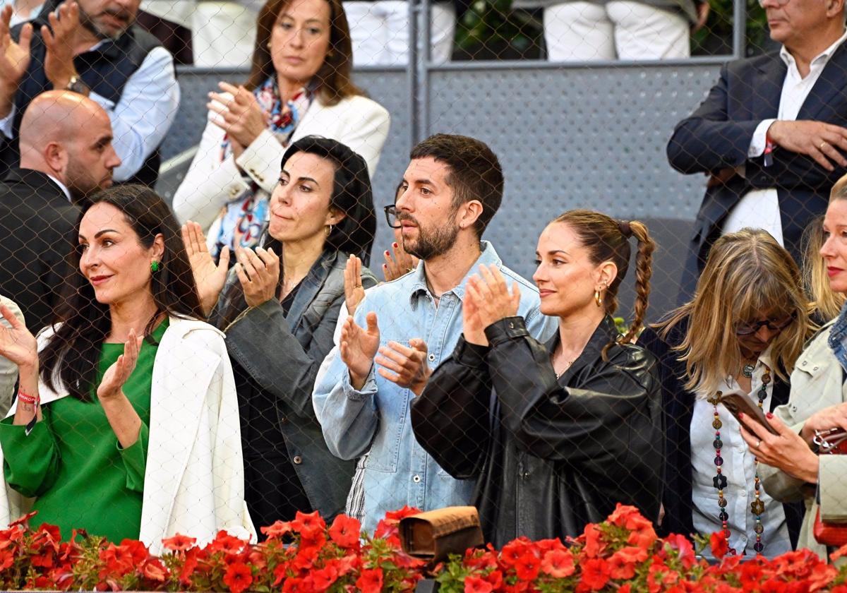 David Broncano y Silvia Alonso demuestran su amor en el Mutua Madrid Open