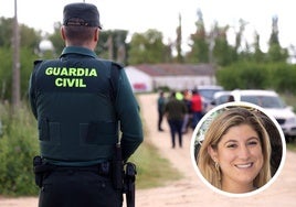 Dispositivo de búsqueda de la vaquilla que se escapó el sábado durante las fiestas de Arroyo de la Encomienda. En el círculo, la delegada territorial de la Junta en Valladolid, Raquel Alonso.