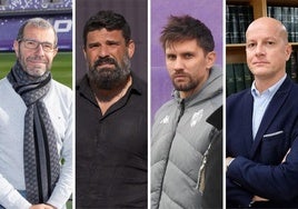 David Espinar, Bruno Mazziotti, Paulo André y Mat Fenaert, los hombres fuertes en los que se ha apoyado Ronaldo durante su estancia en Valladolid