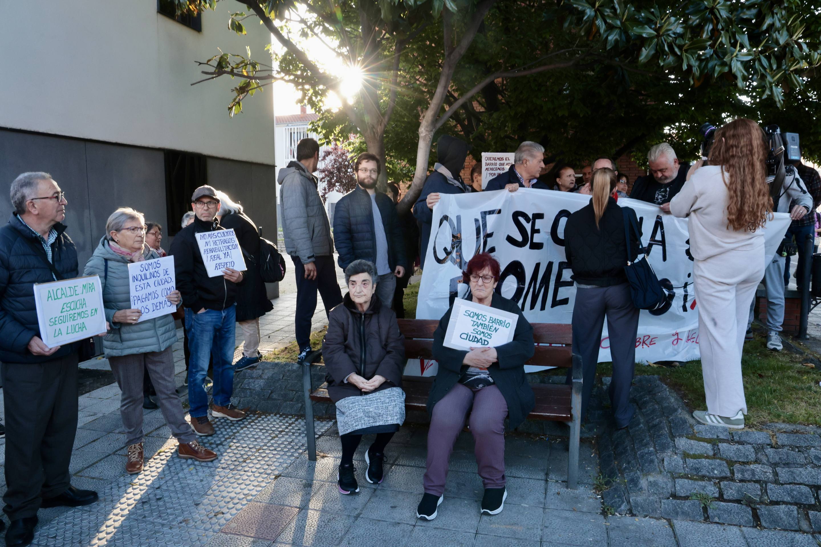 La protesta en el 29 de octubre, en imágenes