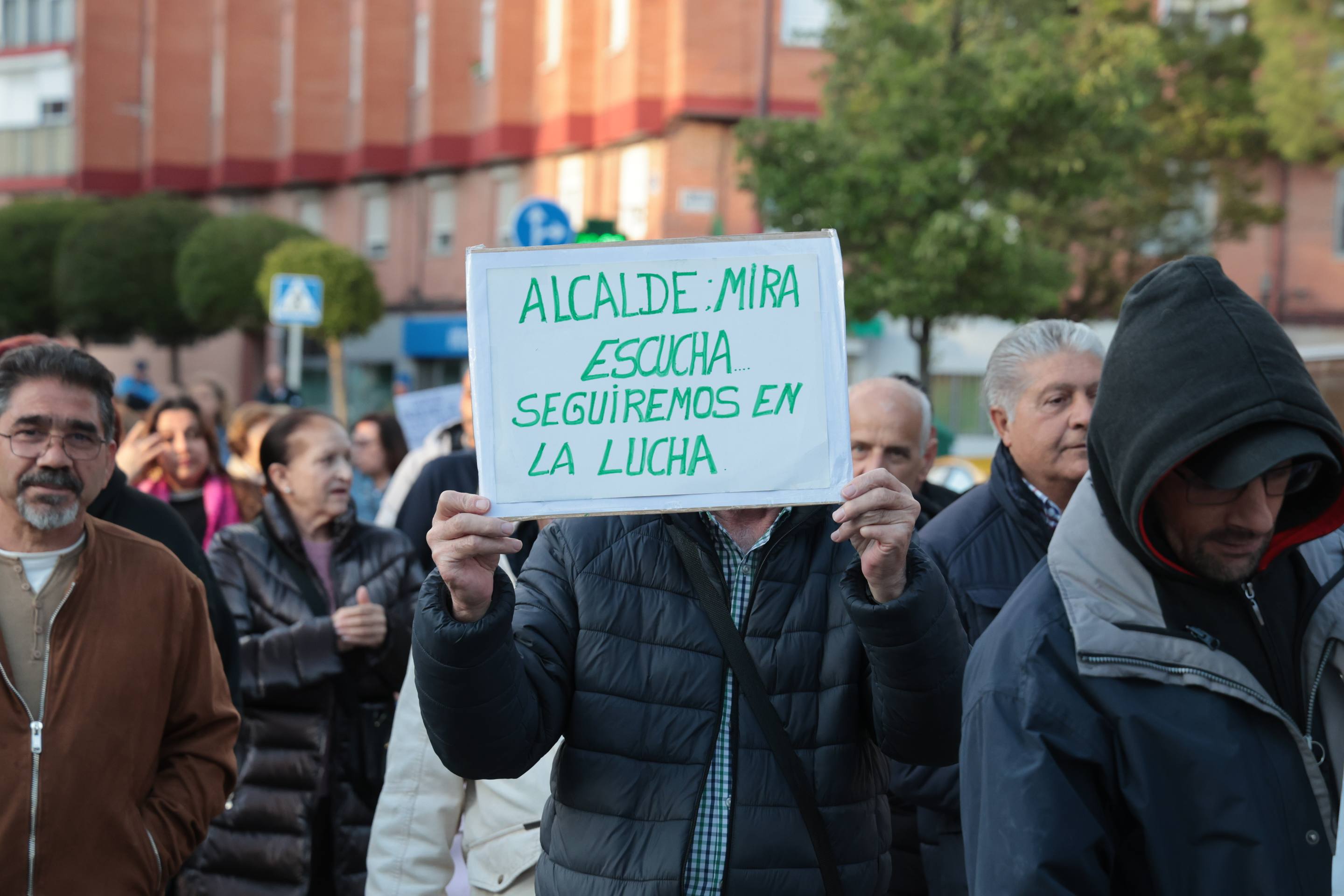 La protesta en el 29 de octubre, en imágenes
