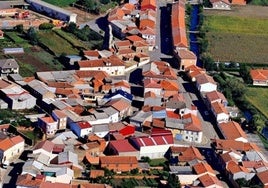 Vista aérea de Soto de la Vega.
