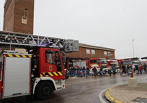 Parque de bomberos de la capital palentina.
