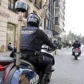 Patrulla de la Policía Nacional en Valladolid, en imagen de archivo.