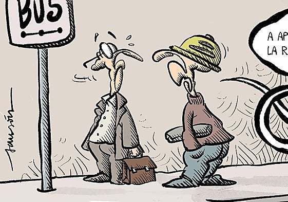 La viñeta de Sansón: 'Treinta y siete horas y media'