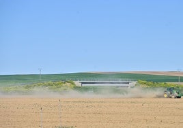 Tierras de cultivo en Villafrades de Campos.
